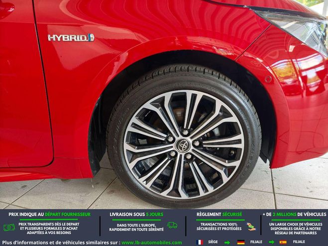 Toyota Corolla Hybride 122 ch BVA Rouge M�tallique de 2019