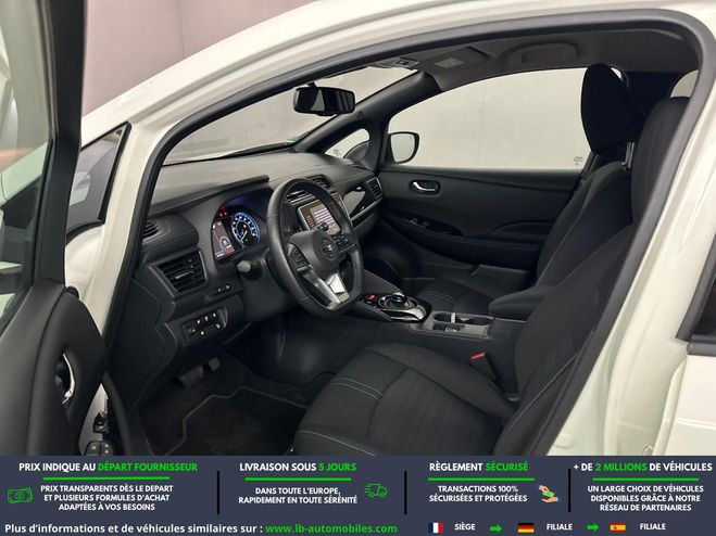 Nissan Leaf Electrique 62kWh 217 ch BVA Blanc de 2021