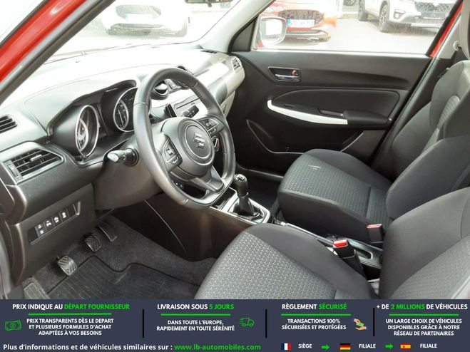 Suzuki Swift 1.2 Dualjet Hybrid BVM 83 ch Rouge M�tallique de 2023