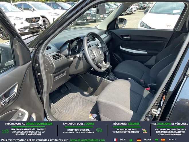 Suzuki Swift 1.2 Dualjet Hybrid BVA 83ch Noir M�tallique de 2022