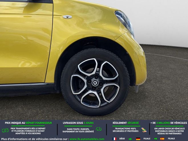 Smart Forfour 1.0 71 ch  BVA Jaune M�tallique de 2016