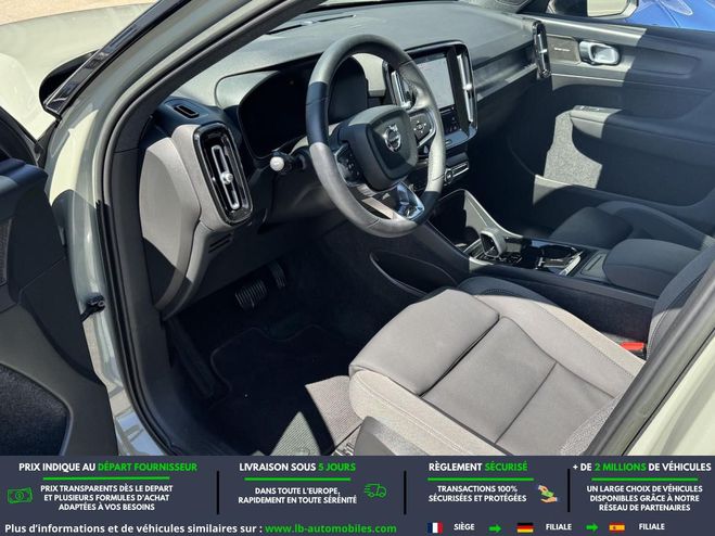 Volvo XC40 Electrique AWD 408 ch BVA Vert M�tallique de 2023