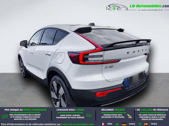 Volvo C40 AWD 408 ch BVA Blanc M�tallique de 2024
