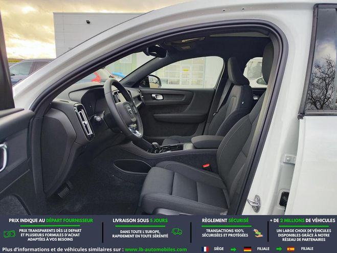 Volvo C40 AWD 408 ch BVA Blanc M�tallique de 2024