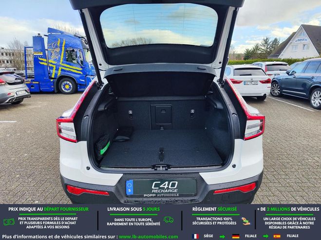 Volvo C40 AWD 408 ch BVA Blanc M�tallique de 2024