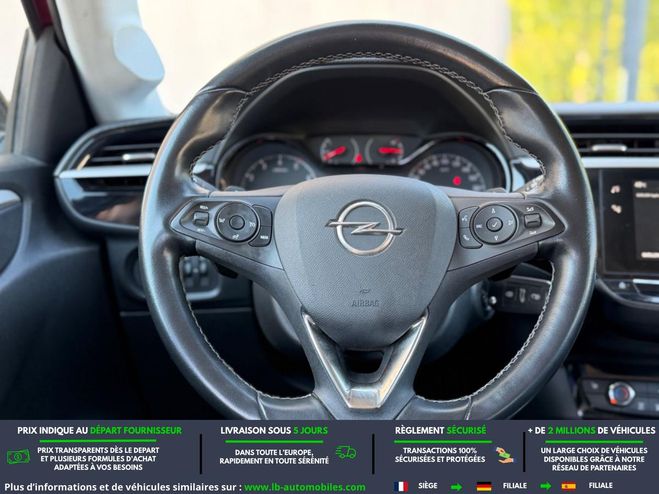 Opel Corsa 1.2 Turbo 100 ch BVA Rouge M�tallique de 2021