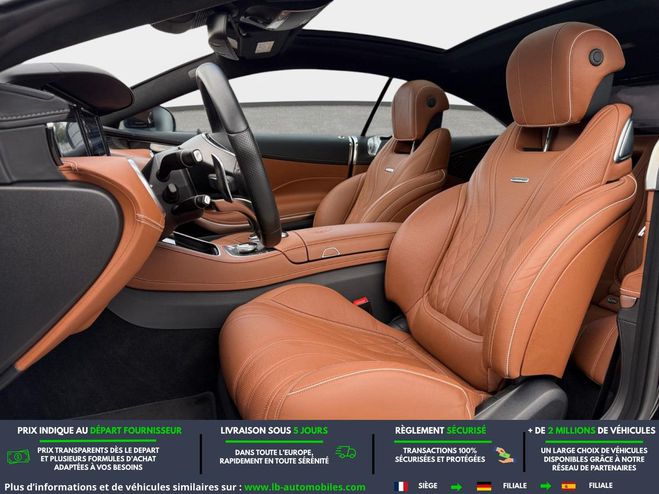 Mercedes Classe S 63 Noir M�tallique de 2015