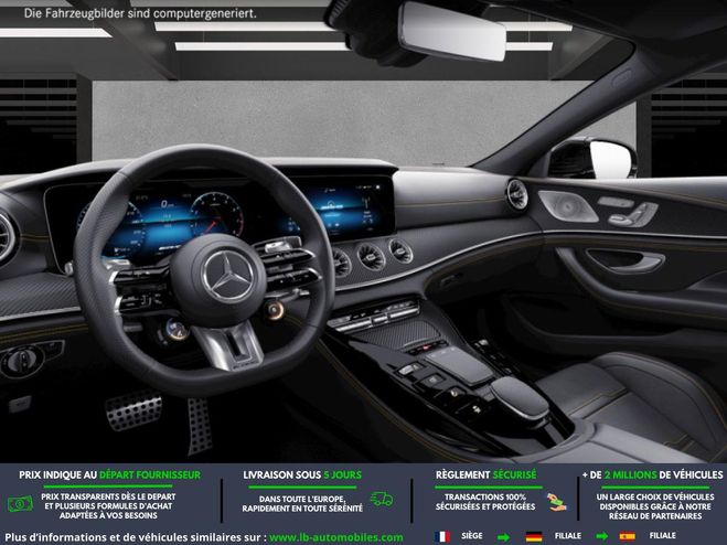 Mercedes Amg GT 53 AMG  435 ch BVA 4-Matic+ Noir M�tallique de 2023