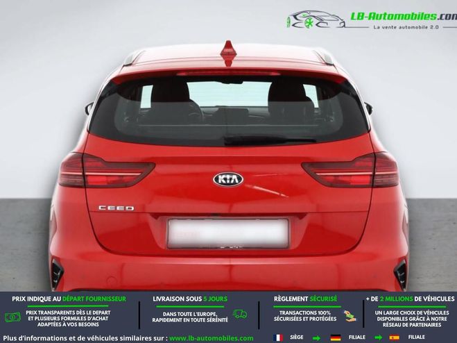 Kia Ceed 1.4 T-GDI 140 ch BVA Rouge M�tallique de 2019