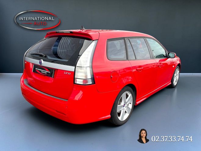 Saab 9 3 1.9 TID120 FAP LINEAR SPORT ROUGE  de 2007
