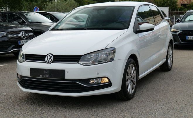 Volkswagen Polo v 1.4 tdi 75 ch confortline distri ok Blanc de 2015
