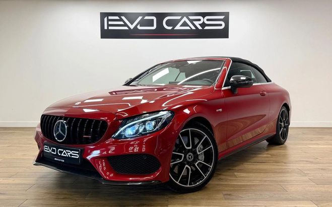 Mercedes Classe C 43 Cabriolet 3.0 365 ch AMG 4Matic 9G-Tr Rouge de 2017