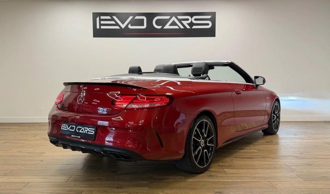 Mercedes Classe C 43 Cabriolet 3.0 365 ch AMG 4Matic 9G-Tr Rouge de 2017