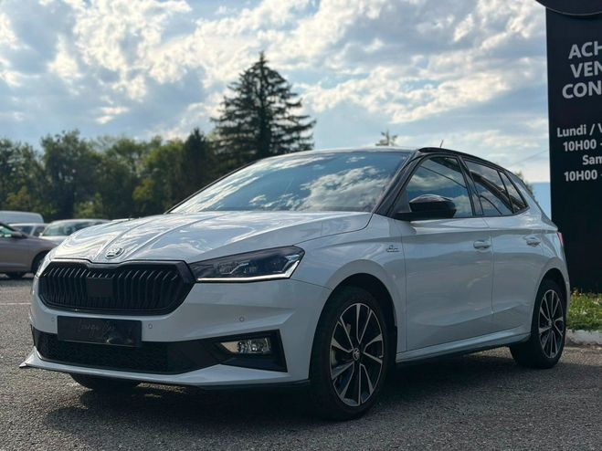Skoda Fabia 1.0 TSI 116 ch DSG7 Monte-Carlo - 1ere M Blanc de 2024