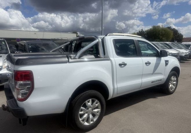 Ford Ranger 3.2 TDCI 200CH DOUBLE CABINE WILDTRAK 4X Blanc de 2014