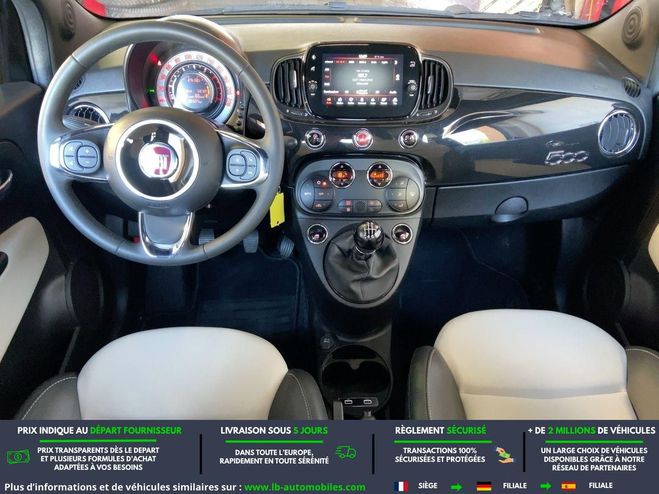 Fiat 500 1.0 70 ch Hybride BSG Noir M�tallique de 2022