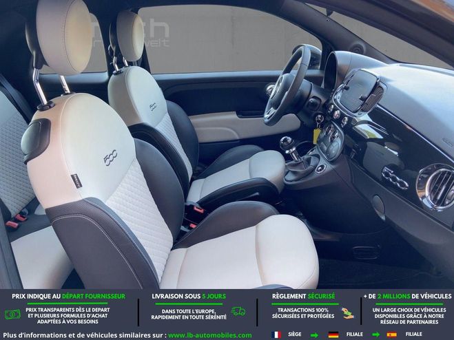Fiat 500 1.0 70 ch Hybride BSG Noir M�tallique de 2022