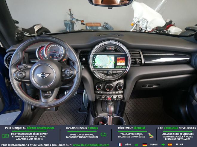 Mini Cabrio 231 ch John  Works BVA Bleu M�tallique de 2017