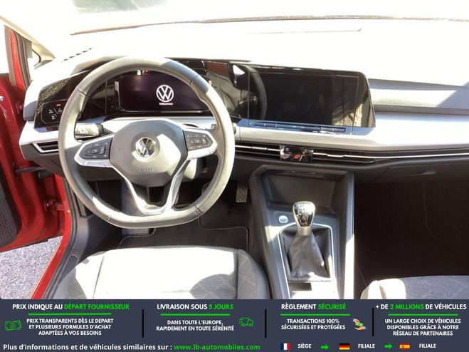 Volkswagen Golf 1.0 TSI 110 BVM Rouge M�tallique de 2021