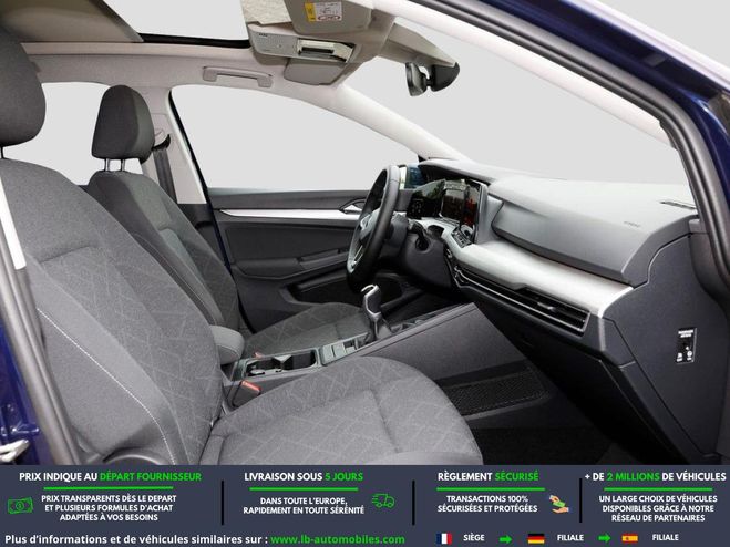 Volkswagen Golf 1.0 TSI 110 BVM Bleu M�tallique de 2021