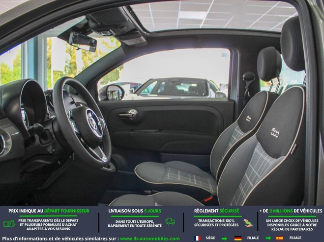 Fiat 500 1.2 69 ch BVA Gris M�tallique de 2020