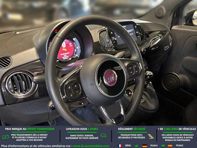Fiat 500 1.0 70 ch Hybride BSG Noir M�tallique de 2023