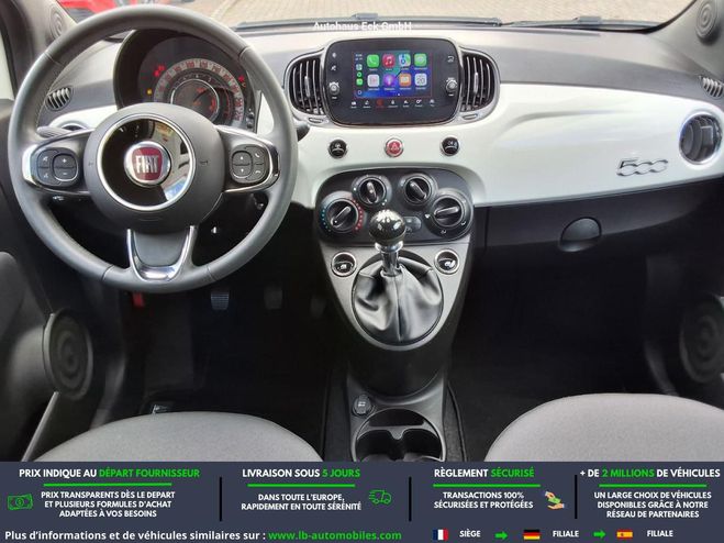 Fiat 500 1.0 70 ch Hybride BSG Blanc de 2023