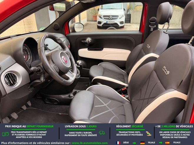Fiat 500 1.2 69 ch BVM Rouge de 2018