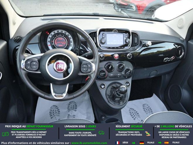 Fiat 500 1.2 8V 69 ch Noir M�tallique de 2016