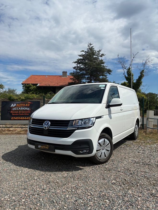 Volkswagen Transporter T6 Fourgon L1H1 2.0 TDI 110 CH / CLIM /  Blanc de 2022