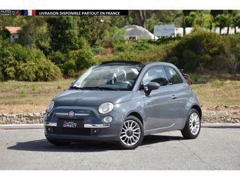  Voir d&eacute;tails -Fiat 500 Cabriolet 1.2i - 69 S&S C Lounge PHASE 1 &agrave; Mougins (06)