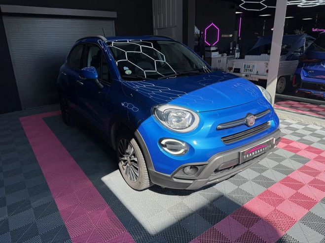 Fiat 500X cross 4 pneus neufs limiteur radars blue Bleu de 2021