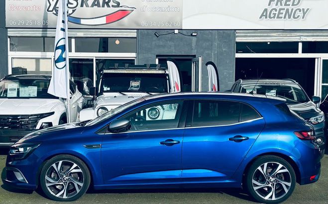 Renault Megane 1.6 TCe 205ch energy GT EDC-1ERE MAIN- E Bleu de 2016