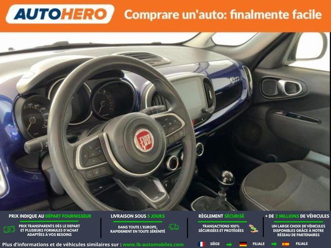 Fiat 500 1.4 95 ch BVA Bleu M�tallique de 2018