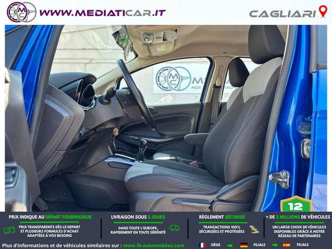 Ford Ecosport 1.5 TDCi 95 Bleu M�tallique de 2017