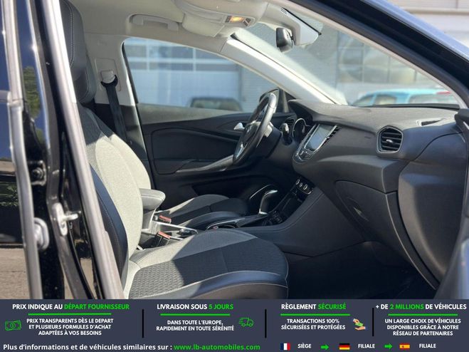 Opel Grandland X 1.2 Turbo 130 ch BVA Noir M�tallique de 2019