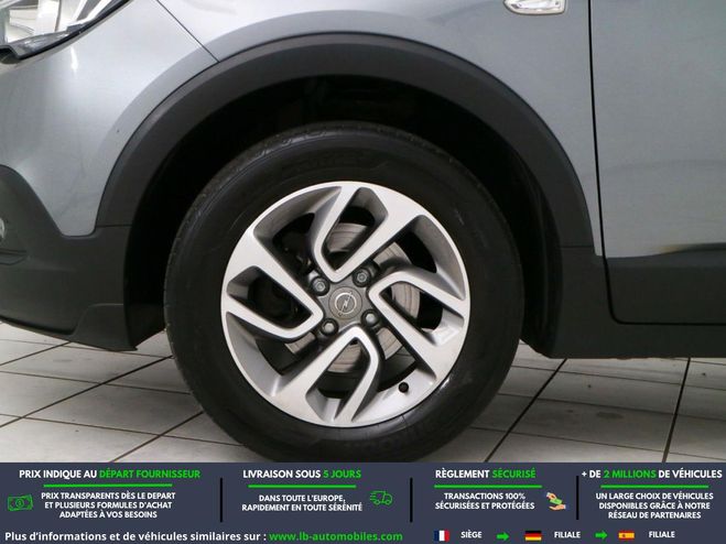 Opel Crossland X 1.2 Turbo 130 ch BVM Gris M�tallique de 2017