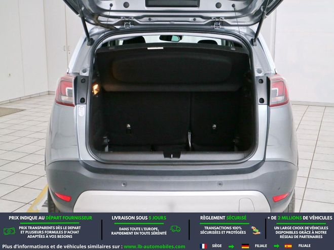 Opel Crossland X 1.2 Turbo 130 ch BVM Gris M�tallique de 2017