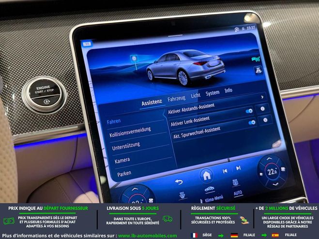 Mercedes Classe S 400 d BVA 4-Matic Noir M�tallique de 2022