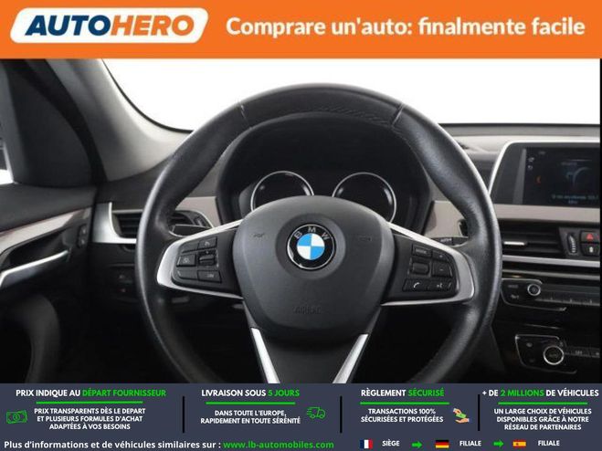 BMW X1 sDrive 18i 140 ch BVA Noir M�tallique de 2019