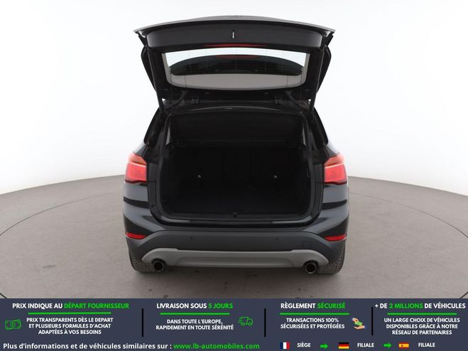 BMW X1 sDrive 20i 192 ch BVA Noir M�tallique de 2015