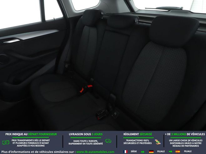BMW X1 sDrive 20i 192 ch BVA Noir M�tallique de 2015