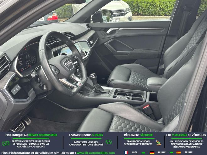 Audi RSQ3 Sportback 2.5 TFSI 400 ch BVA Noir M�tallique de 2021