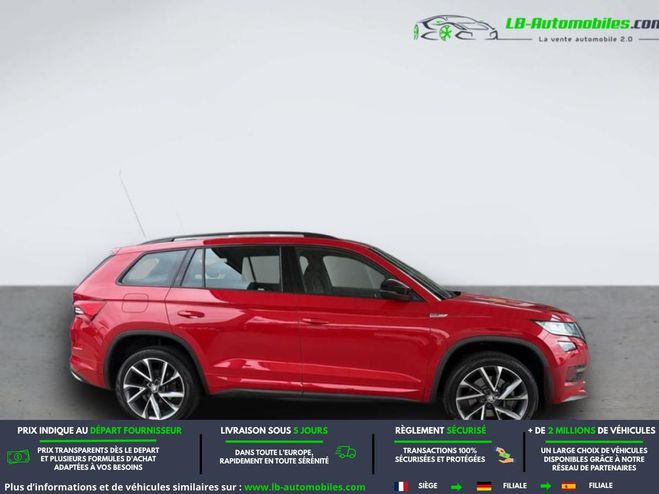 Skoda Kodiaq 2.0 TDI 190 BVA 4x4 5pl Rouge M�tallique de 2018