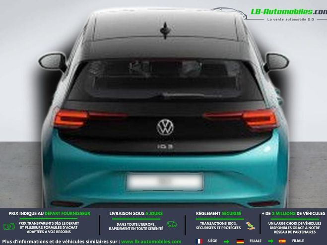 Volkswagen ID. 3 150 ch Pure Performance Bleu M�tallique de 2021