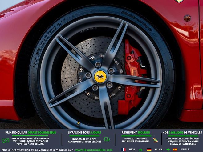 Ferrari 458 4.5 V8 605ch Rouge de 2014