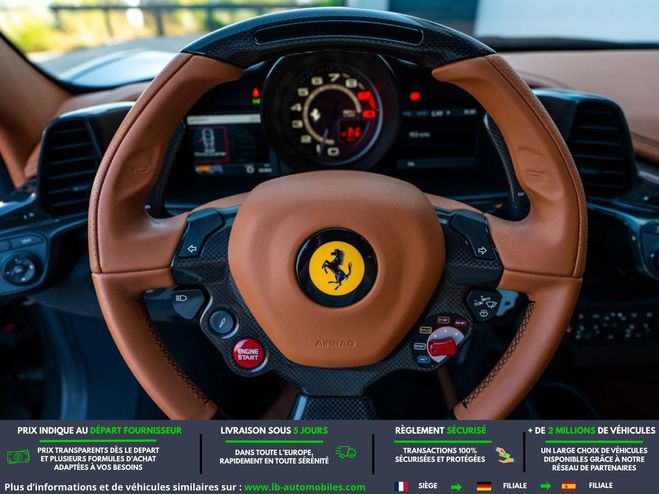 Ferrari 458 4.5 V8 605ch Gris M�tallique de 2014