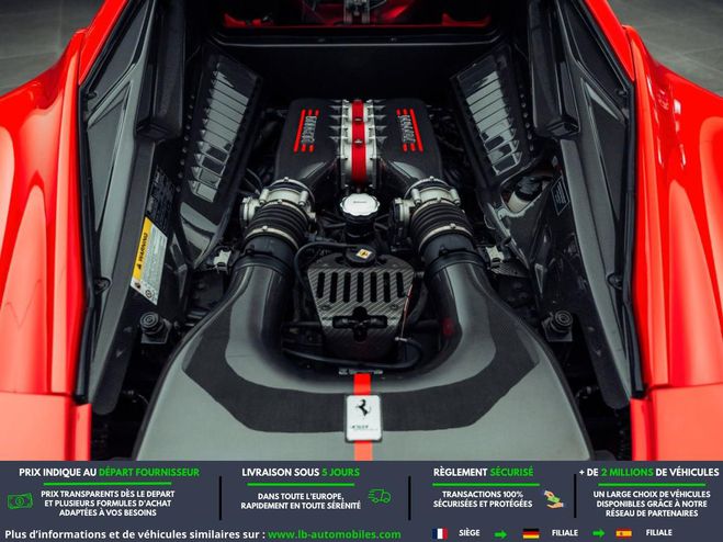 Ferrari 458 4.5 V8 605ch Rouge de 2015