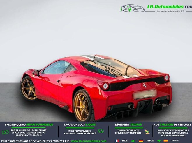 Ferrari 458 4.5 V8 570ch Rouge M�tallique de 2014