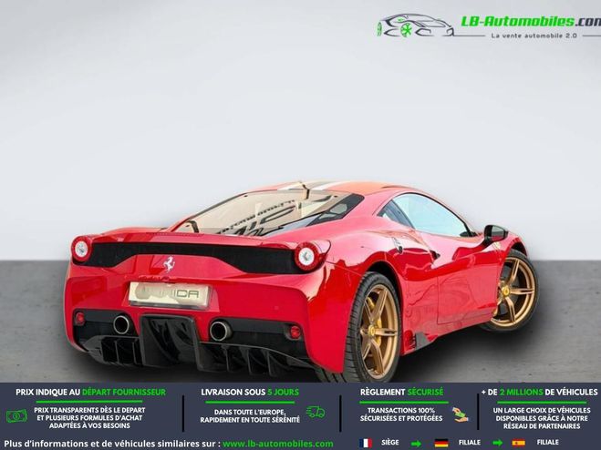 Ferrari 458 4.5 V8 570ch Rouge M�tallique de 2014
